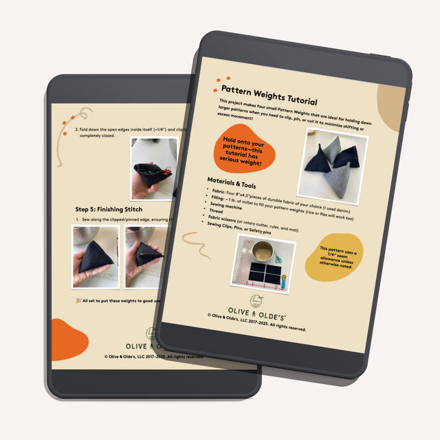 Pattern Weights Tutorial - Instant Digital Download