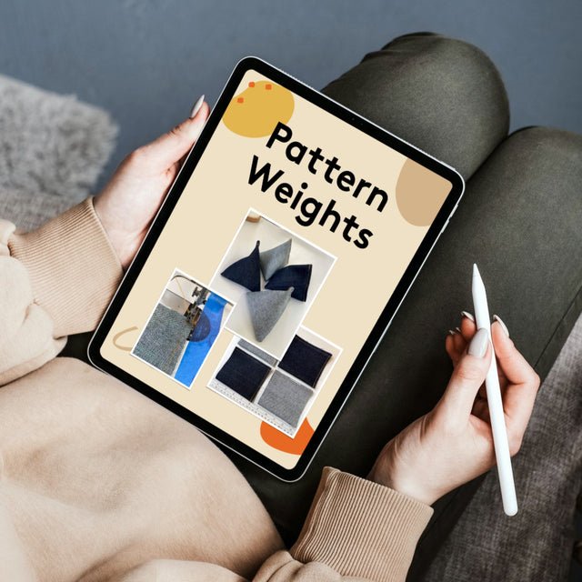 Pattern Weights Tutorial - Instant Digital Download