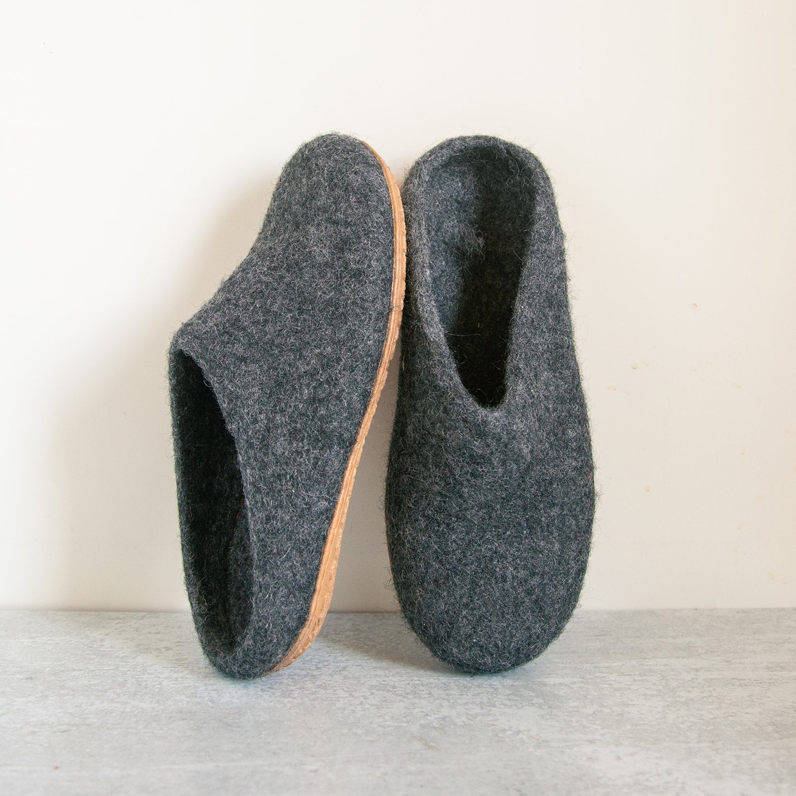 Stone Gray | Luxury Organic Merino Wool Slippers