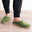 Forest Green | Mens Organic Merino Wool Slippers